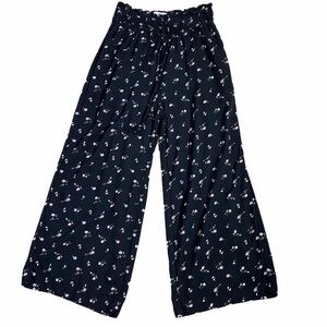 Hollister Whistles Flora Crop Wide Leg Pants Small